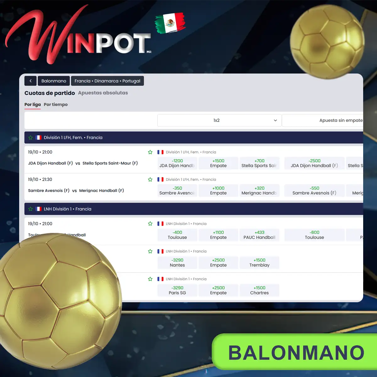 Apuestas de balonmano