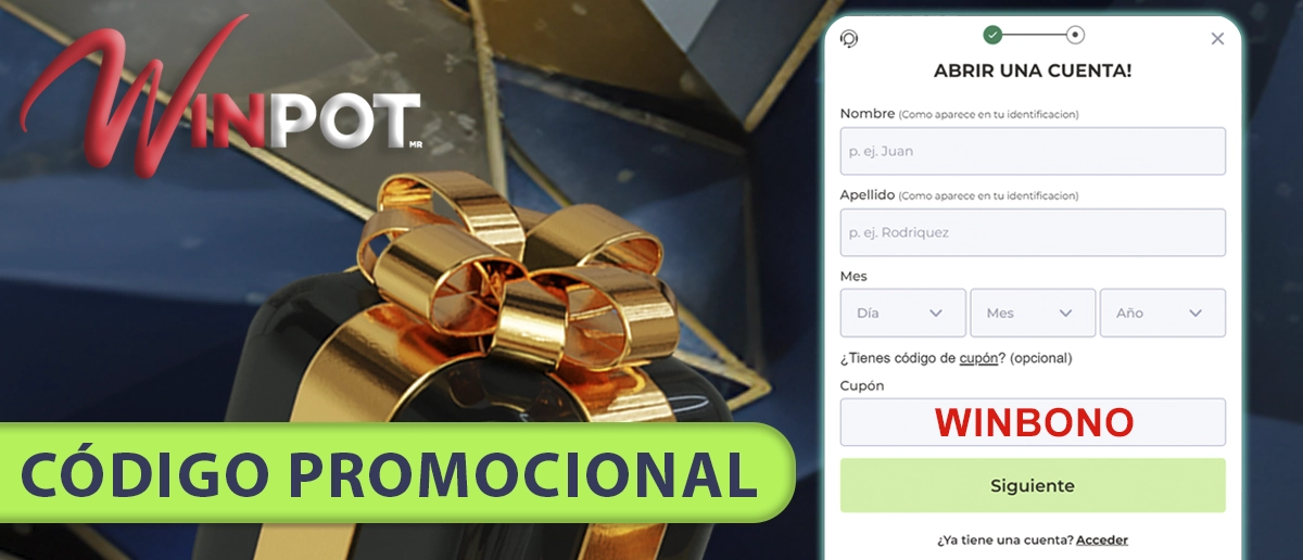 Código promocional